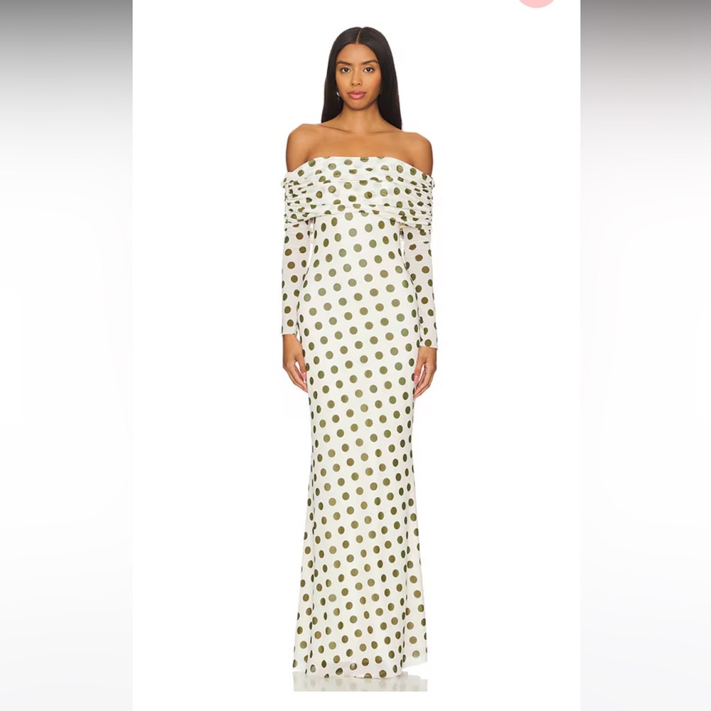 AFRM Thelma Dress in Birch Dot